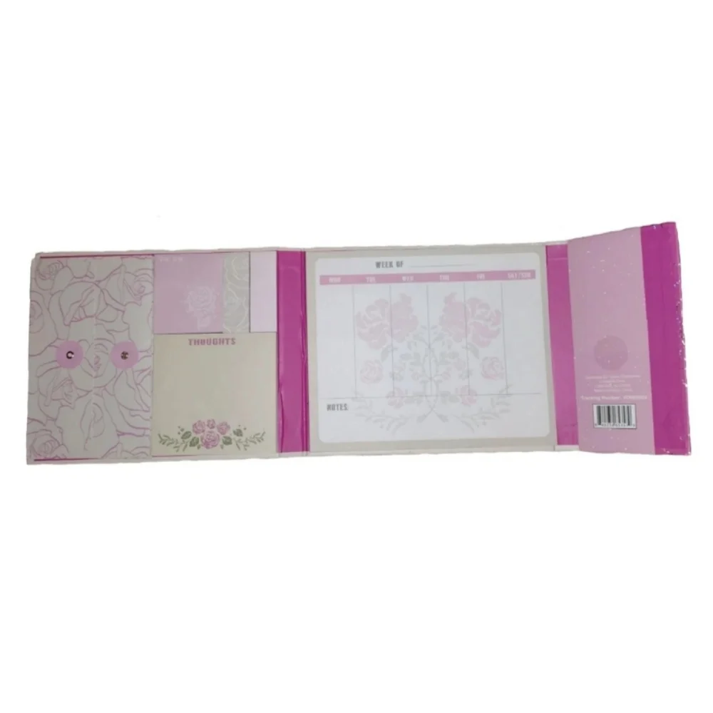 Stationery Set Weekly Daily Organizer Planner Fold Out Post Notes Notepad